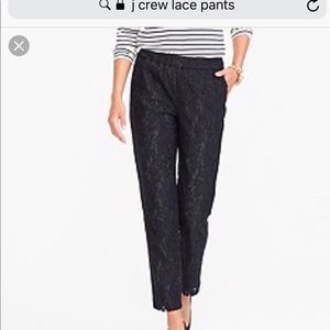 💘J Crew Black Lace Pull On Pants💘